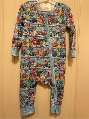 2t Toy Story Character Zip-Front One-Piece Bodysuit
